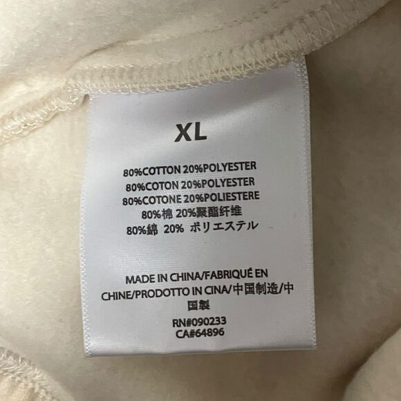 Fear Of God Essentials Sweatshorts Mens XL Cream Fleece Lounge Shorts Drawstring - Picture 7 of 16